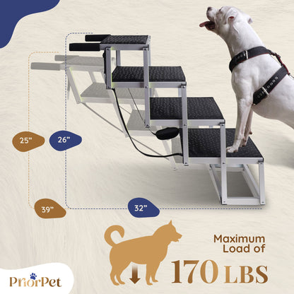 4 Steps Outdoor Dog Stairs