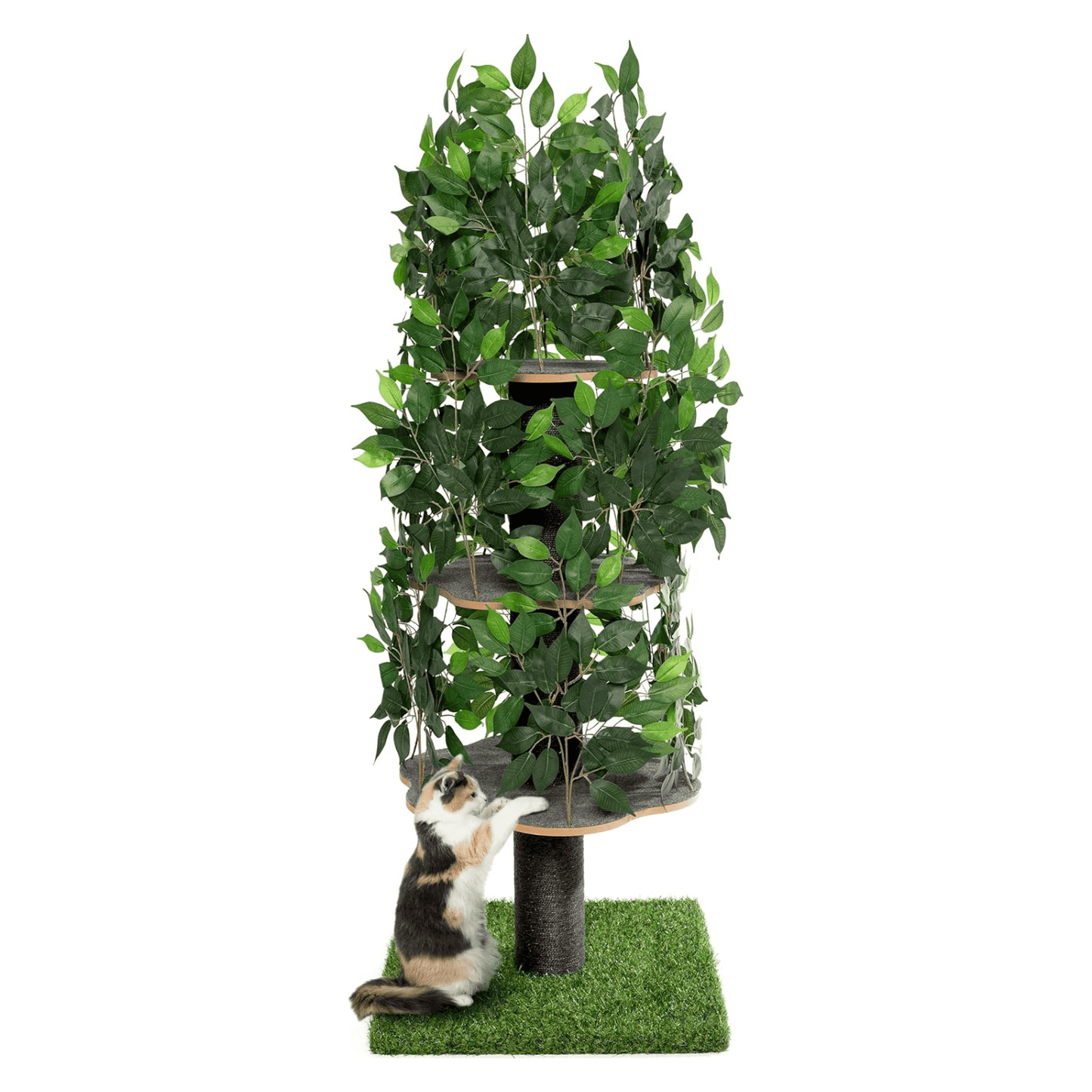 Cat Tree with Interchangeable Leaves